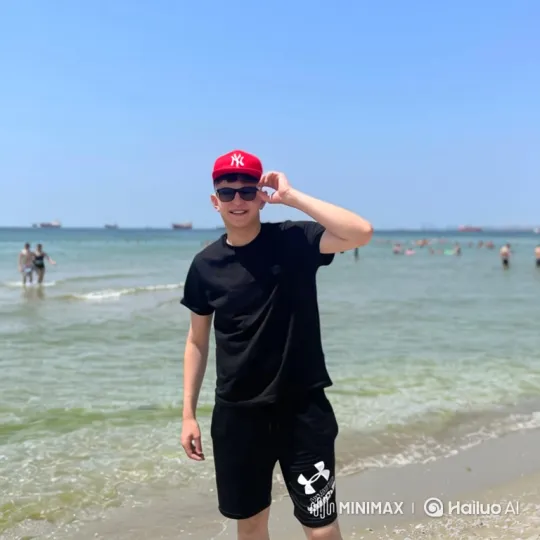 Young Man Surprises Police Officers with Unexpected Hug and Kiss – AI Generated Video | Hailuo AI