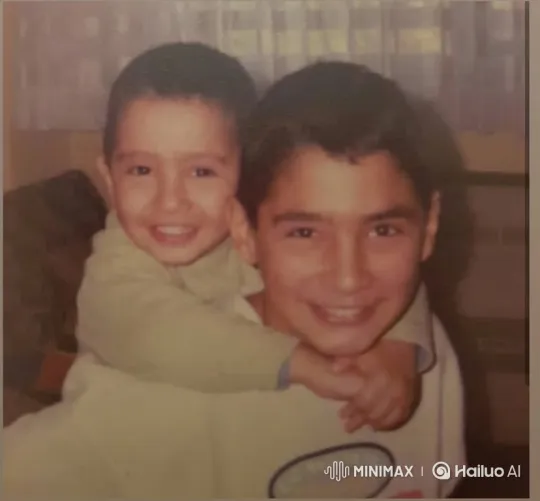 Brothers Share Joyful Moment with Piggyback Ride – AI Generated Video | Hailuo AI