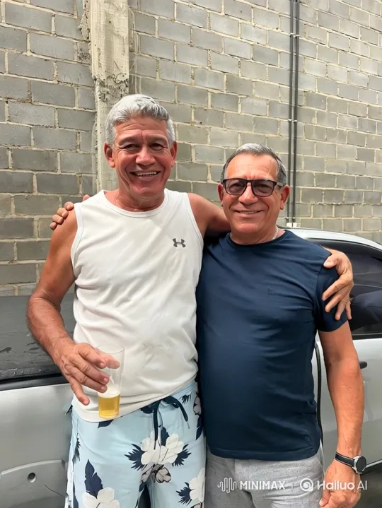 Middle-Aged Men Share Tender Kiss Against Wall – AI Generated Video | Hailuo AI