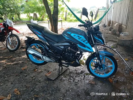 Motorcycle Transforms into Hovering Airplane in Rustic Yard – AI Generated Video | Hailuo AI