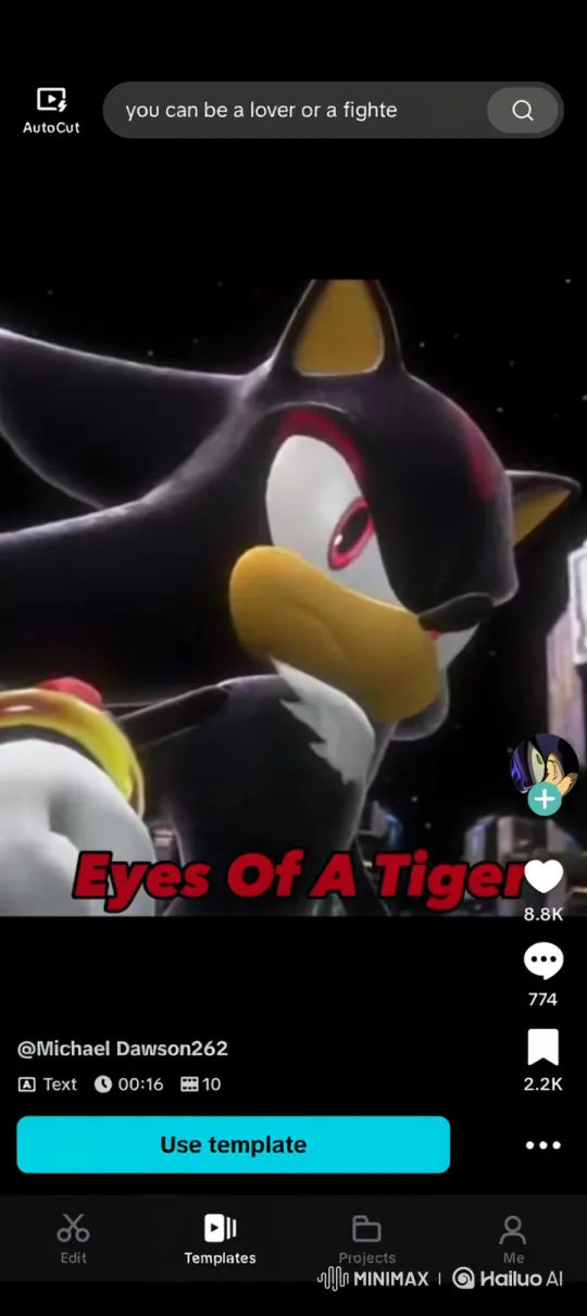 Shadow the Hedgehog's Friendly Walk and Wave – AI Generated Video | Hailuo AI