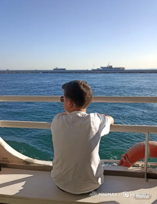 Young Couple Enjoying a Romantic Moment on a Boat – AI Generated Video | Hailuo AI