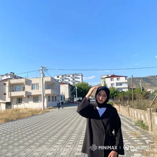 Young Woman Receives Affectionate Greetings from Policemen – AI Generated Video | Hailuo AI