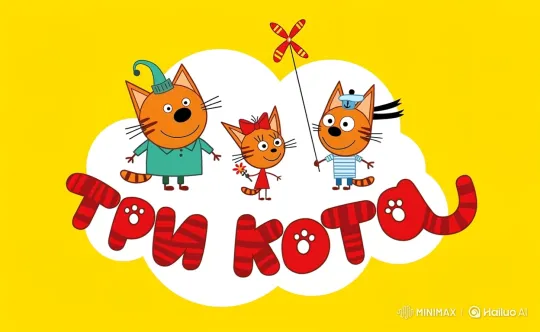 Three Cats Drawn into Mysterious Portal to Hellish World – AI Generated Video | Hailuo AI