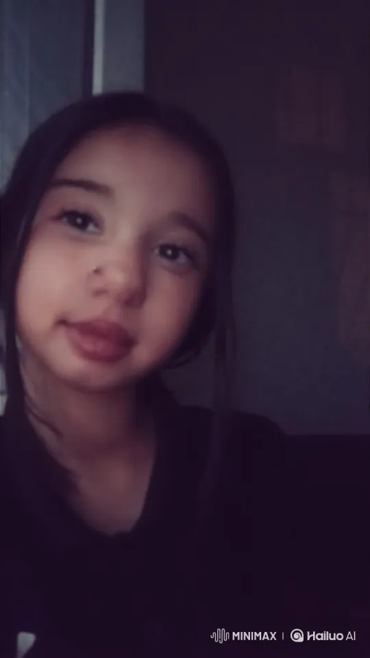 Young Person with Dark Hair Smiles Gently – AI Generated Video | Hailuo AI