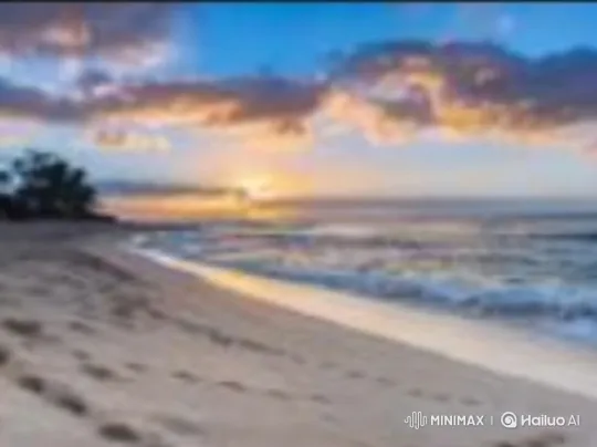 Beach Sunrise Transformed into Catastrophic Mushroom Cloud Explosion – AI Generated Video | Hailuo AI