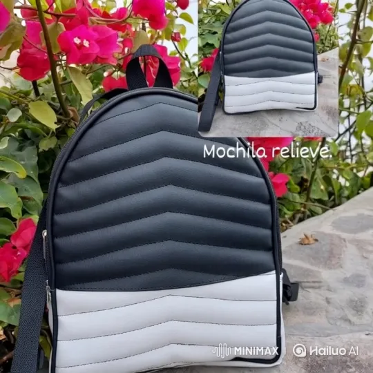 Fashionable Backpack Displayed in Natural Setting – AI Generated Video | Hailuo AI