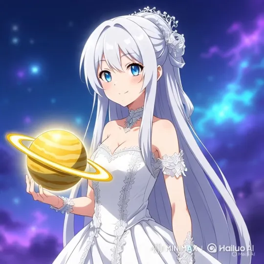 Cosmic Woman Destroys Planet with Crimson Sword – AI Generated Video | Hailuo AI