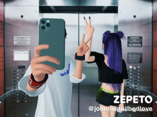 Virtual Couple's Tenderness in an Elevator Scene – AI Generated Video | Hailuo AI
