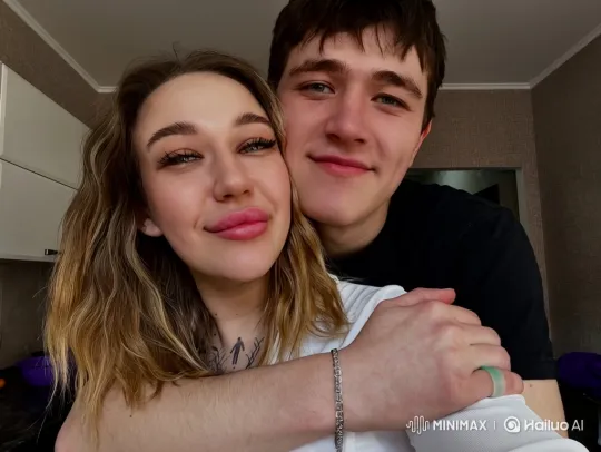 Young Family's Joyful Summer Evening Hug – AI Generated Video | Hailuo AI