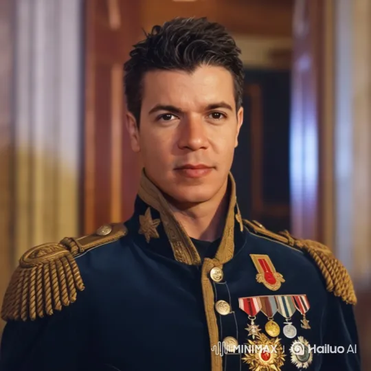 Military Officer's Cinematic Portrait: Tracking and Close-Up – AI Generated Video | Hailuo AI