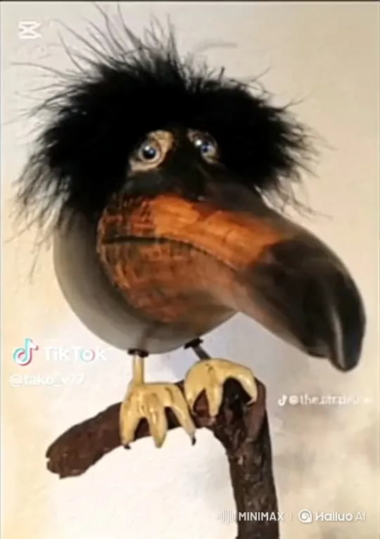Cosmic Transformation of a Whimsical Bird Sculpture – AI Generated Video | Hailuo AI
