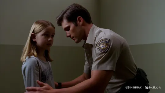 Police Officer and Girl Fall in Love at First Sight – AI Generated Video | Hailuo AI