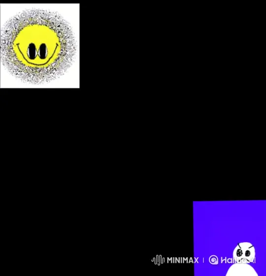 Animated Conflict: Yellow Smiley vs. Angry White Figure – AI Generated Video | Hailuo AI