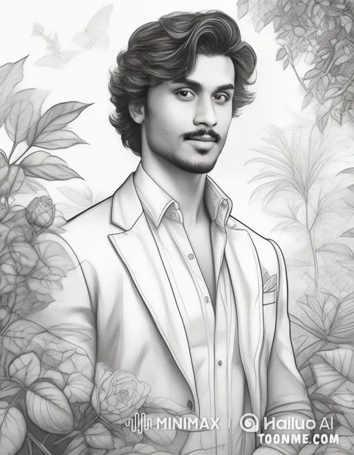 Animated Portrait of a Gentleman with Nature – AI Generated Video | Hailuo AI