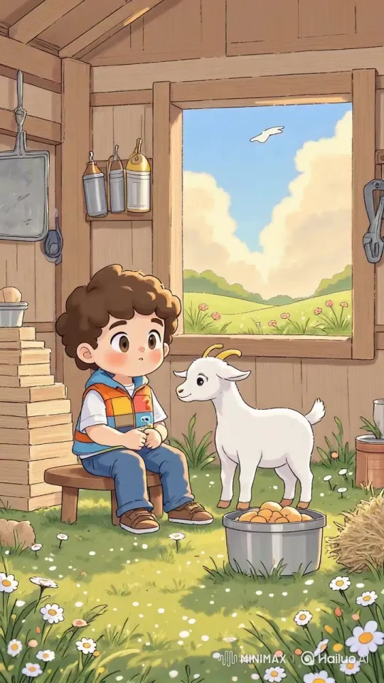 Happy Goat Gives More Milk – AI Generated Video | Hailuo AI