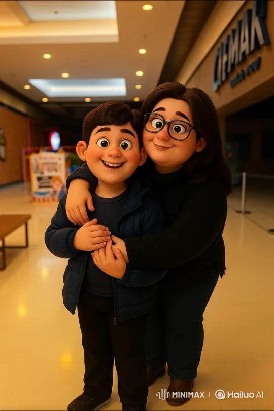 3D Animated Characters Share Joyful Moment – AI Generated Video | Hailuo AI