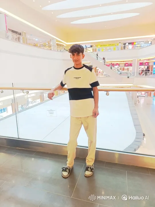 Young Man Surprised by Police in Shopping Mall – AI Generated Video | Hailuo AI