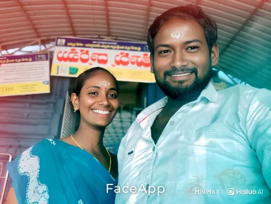 Couple Sharing a Joyful Moment in a Bright Setting – AI Generated Video | Hailuo AI