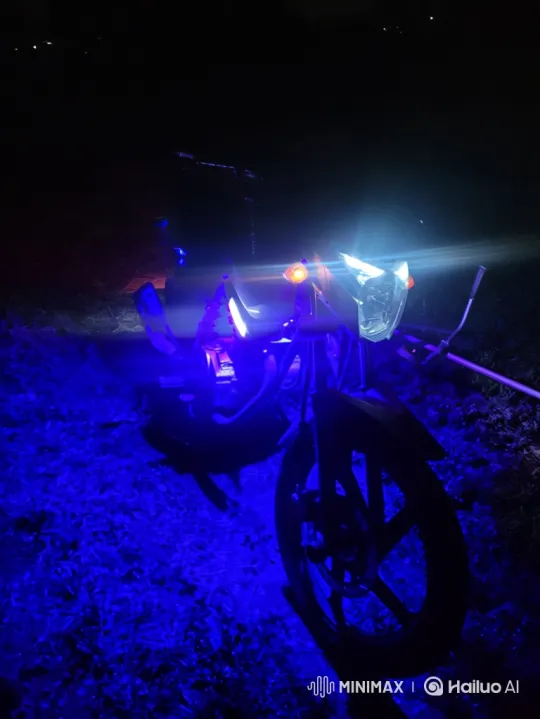 Motorcycle Transforms into a Jet in Dark Night Setting – AI Generated Video | Hailuo AI