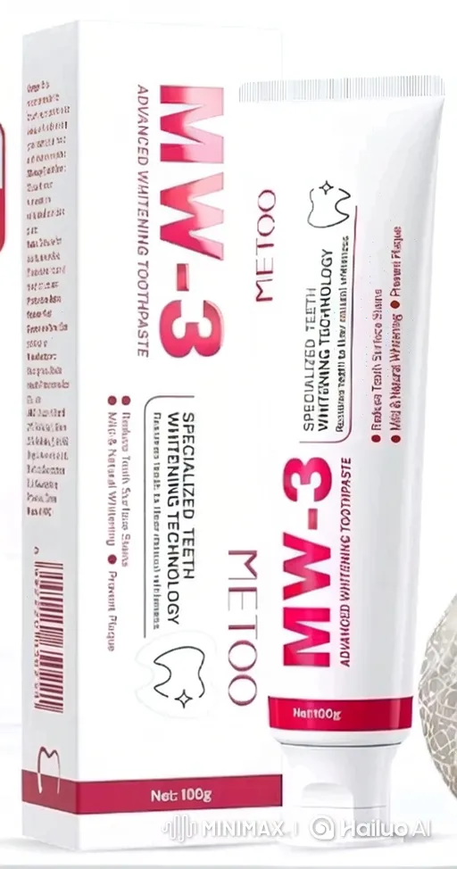 MW-3 Toothpaste Displayed in Serene Riverside Setting – AI Generated Video | Hailuo AI