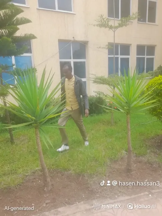 Man Walking Thoughtfully Across Grassy Area – AI Generated Video | Hailuo AI