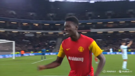 Victor Osimhen Celebrates Goal with '4' Sign at Ali Sami Yen Stadium – AI Generated Video | Hailuo AI