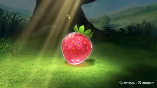 Glass Strawberry's Journey to Becoming Real – AI Generated Video | Hailuo AI