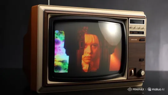 ASMR: Slicing 'Stranger Things' on a Vintage TV – AI Generated Video | Hailuo AI