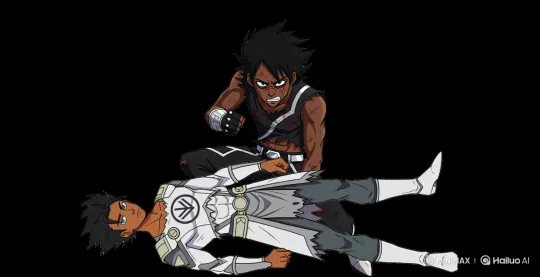 Khyree Brutally Assaults Thraxx in Post-Apocalyptic City – AI Generated Video | Hailuo AI