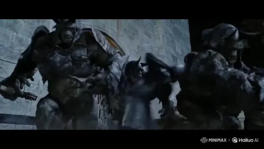 Monstrous Trolls Rampage Through Medieval Cityscape – AI Generated Video | Hailuo AI