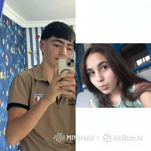 Young Couple Shares Intimate Moment in Softly Lit Room – AI Generated Video | Hailuo AI