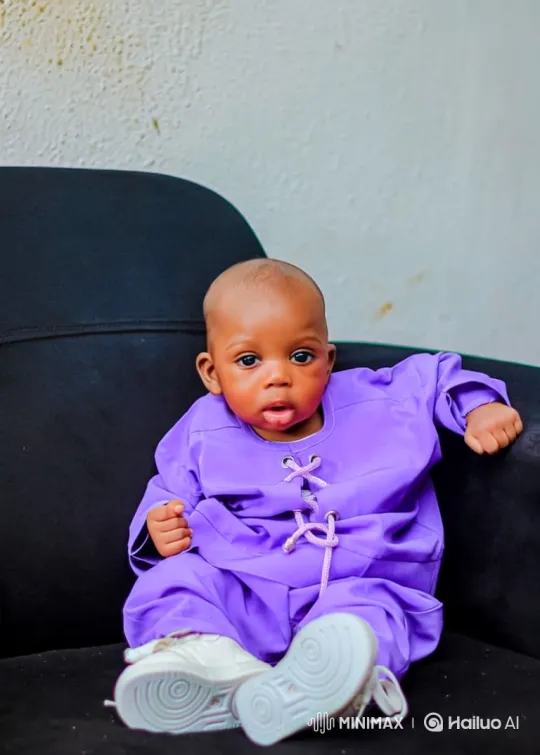 Baby Boy Learns to Ride a Trike – AI Generated Video | Hailuo AI