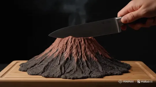 Imagery of Dark Clouds, Volcanoes, and Waves – AI Generated Video | Hailuo AI