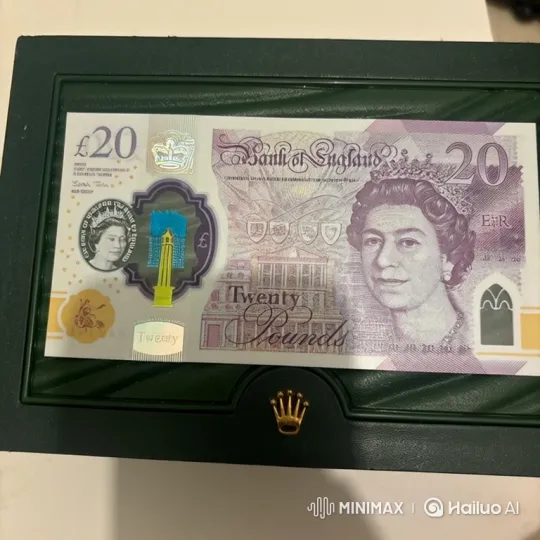 British Banknote: Queen's Grin Transforms into Joker-like Smile – AI Generated Video | Hailuo AI