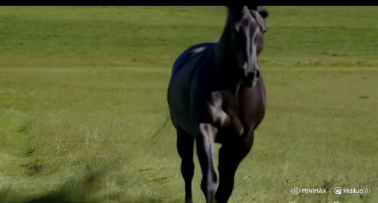 Horse Plunges from Cliff in Tearful Journey – AI Generated Video | Hailuo AI