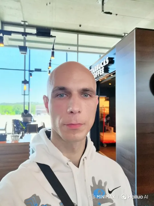 Couple Shares Affectionate Moment in Bright Space – AI Generated Video | Hailuo AI