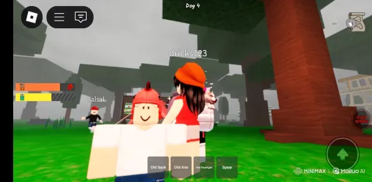 Virtual Game Scene: Characters Interact in a Forest Setting – AI Generated Video | Hailuo AI