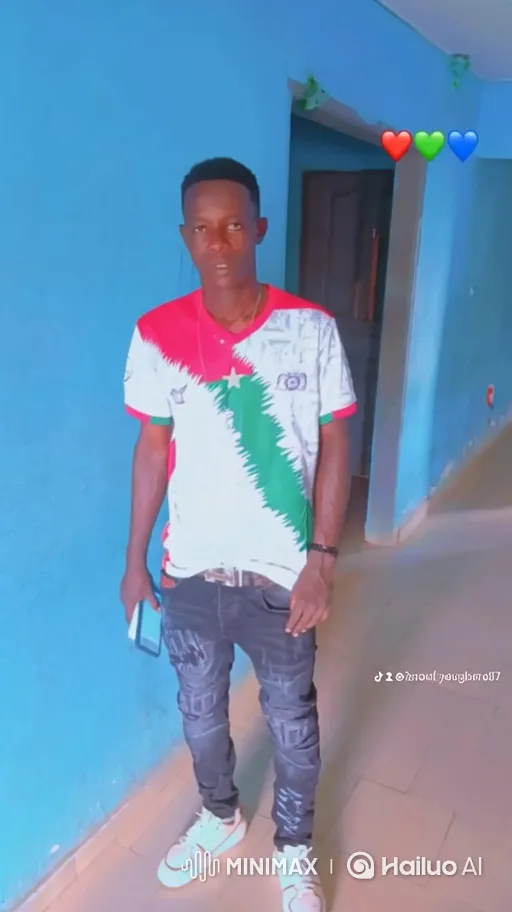 Young Man in Hallway Holding Smartphone – AI Generated Video | Hailuo AI