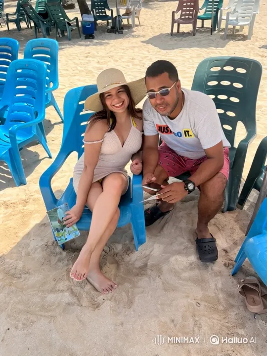 Family Enjoying a Serene Beach Moment – AI Generated Video | Hailuo AI