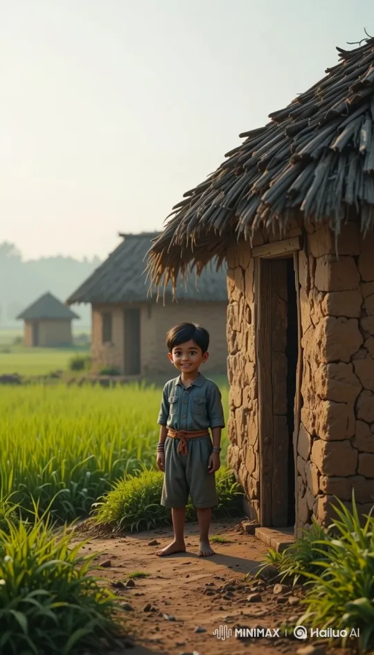 Young Boy on Dirt Path Amidst Nature's Serenity – AI Generated Video | Hailuo AI