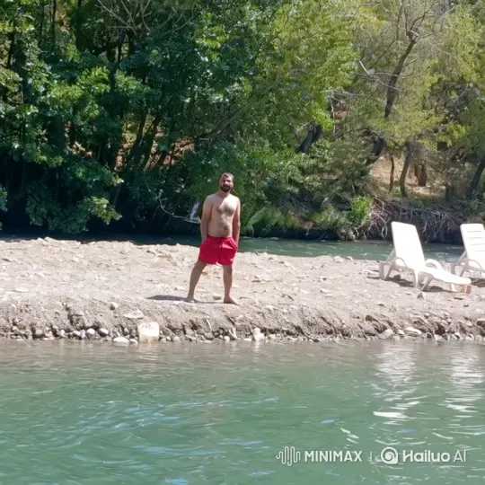 Man Flees Police, Escapes into River – AI Generated Video | Hailuo AI