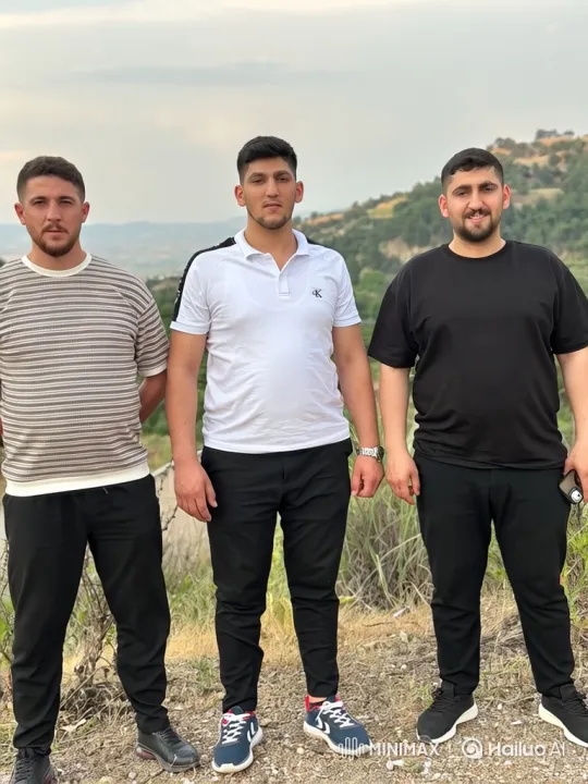 Rural Scene: Men Detained by Police on Dirt Path – AI Generated Video | Hailuo AI