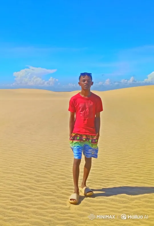 Young Man Boards Helicopter on Sunny Day – AI Generated Video | Hailuo AI