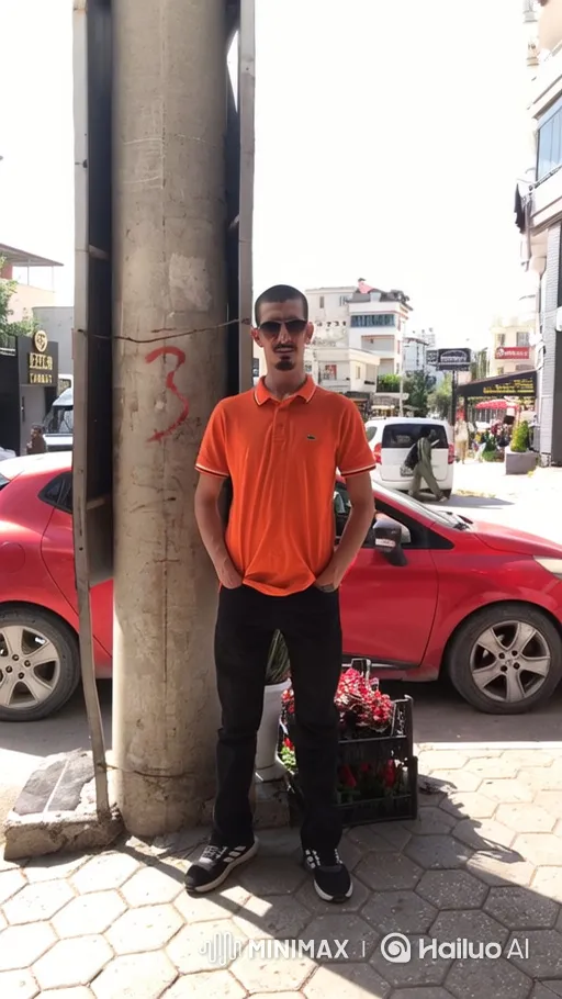 Police Detain Man on City Street – AI Generated Video | Hailuo AI