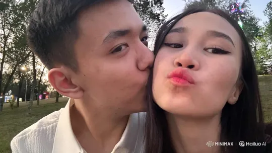 Couple and Toddler Share Intimate Family Moment – AI Generated Video | Hailuo AI