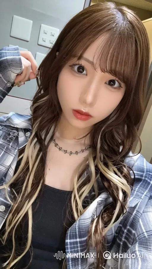 Young Woman Surprised by Sudden Downpour – AI Generated Video | Hailuo AI