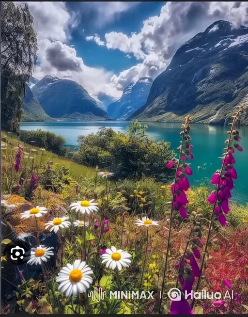 Heroic Farmer Saves Deer from Lion in Mountain Landscape – AI Generated Video | Hailuo AI