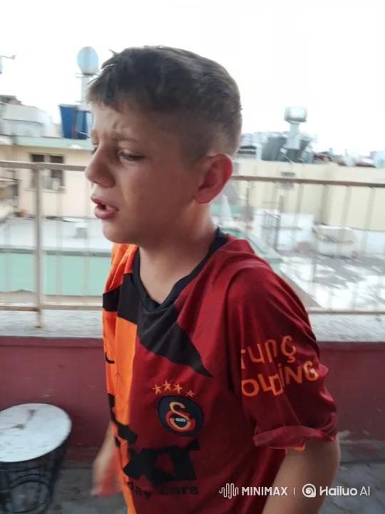 Boy on Balcony Expresses Silent Disappointment – AI Generated Video | Hailuo AI