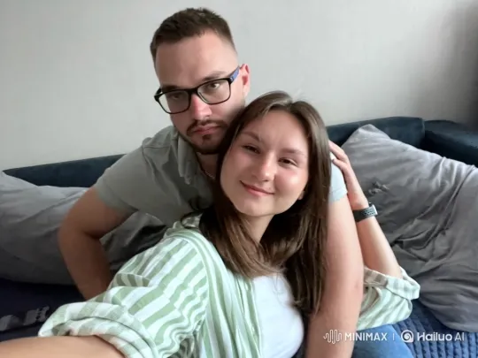Young Family's Joyful Reunion Captured on iPhone – AI Generated Video | Hailuo AI
